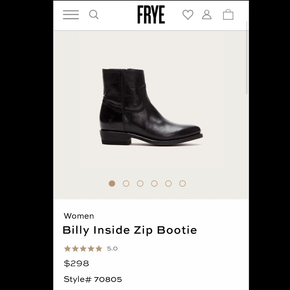 Frye Billie inside Zip Bootie